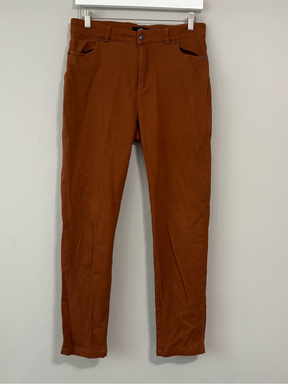 RUTI Terra Cotta Orange Brown Ultra Soft Skinny Jeans